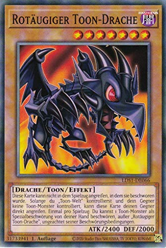 LDS1-DE066 - Rotäugiger Toon-Drache - Common - Deutsch - 1. Auflage von TCG