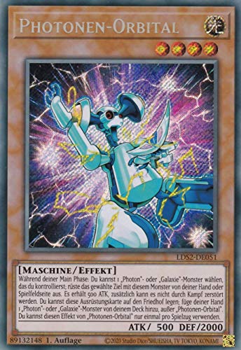 LDS2-DE051 - Photonen-Orbital - Secret Rare - DE - im Set mit Ultrapro Toploader - Yugioh von TCG