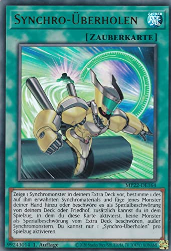 MP22-DE164 - Synchro-Überholen - Ultra Rare - Deutsch - 1. Auflage - im Set mit Ultrapro Toploader - Yugioh von TCG