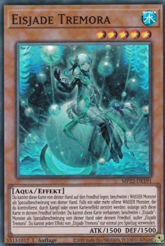 MP22-DE191 - Eisjade Tremora - Super Rare - Deutsch - 1. Auflage - im Set mit Ultrapro Toploader - Yugioh von TCG