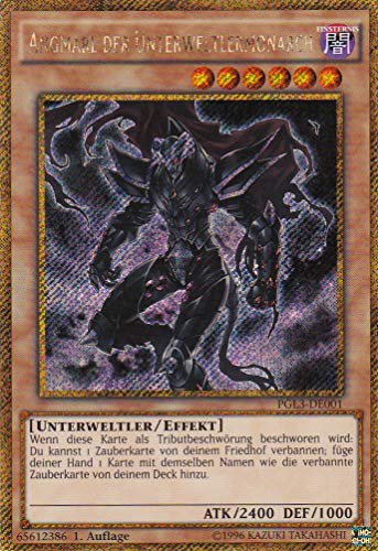 PGL3-DE001 - Angmarl der Unterweltlermonarch - Gold Secret Rare - DE - im Set mit Ultrapro Toploader - Yugioh PGL3-DE001 - Angmarl der Unterweltlermonarch - Gold Secret Rare - DE - im Set mit Ultrapro Toploader - Yugioh von TCG