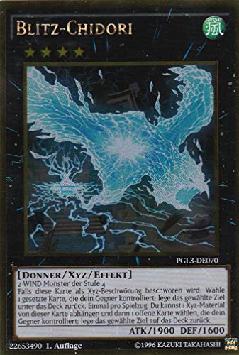 PGL3-DE070 - Blitz-Chidori - Gold Rare - DE - im Set mit Ultrapro Toploader - Yugioh PGL3-DE070 - Blitz-Chidori - Gold Rare - DE - im Set mit Ultrapro Toploader - Yugioh von TCG