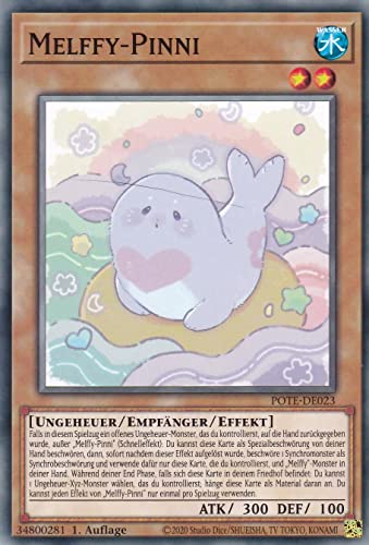 POTE-DE023 - Melffy-Pinni - Common - Deutsch - 1. Auflage - im Set mit Ultrapro Toploader - Yugioh POTE-DE023 - Melffy-Pinni - Common - Deutsch - 1. Auflage - im Set mit Ultrapro Toploader - Yugioh von TCG