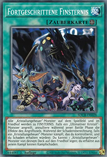 SDCB-DE028 - Fortgeschrittene Finsternis - Common - Deutsch - 1. Auflage - im Set mit Ultrapro Toploader - Yugioh von TCG