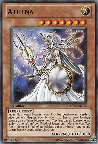 SDLS-DE012 - Athena - Common - DE - im Set mit Ultrapro Toploader - Yugioh von TCG