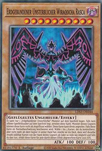 TCG Erdgebundener Unsterblicher Wiraqocha Rasca LDS3-DE044 Common Yugioh 1.Auflage DE gamersheavenDe von TCG