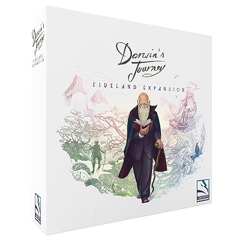 Darwin's Journey: Fireland Expansion - New Adventures Await! Strategiespiel der Erkundung und Entdeckung für Kinder und Erwachsene, ab 14 Jahren, 1-4 Spieler, 30-120 Minuten Spielzeit, hergestellt von von TCGFACTORY