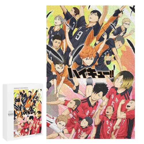 Anime Haikyuu Puzzle,Puzzle für Erwachsene und Kinder ab 14 Jahren, 1000 StüCk,,Lernspielzeug FüR Kinder 52x38Papier Anime Haikyuu Puzzle,Puzzle für Erwachsene und Kinder ab 14 Jahren, 1000 StüCk,,Lernspielzeug FüR Kinder 52x38Papier von TCzRZ