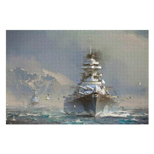 Bismarck-Klasse Schlachtschiff, ,für Familie Freunde Dekorativ,1000 StüCk,,Lernspielzeug FüR Kinder 70x50Papier Bismarck-Klasse Schlachtschiff, ,für Familie Freunde Dekorativ,1000 StüCk,,Lernspielzeug FüR Kinder 70x50Papier von TCzRZ
