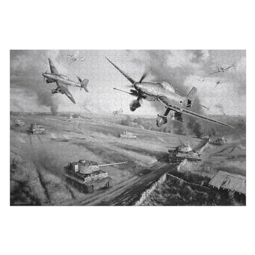Panzer Und Kämpfer,Puzzle für Erwachsene und Kinder ab 14 Jahren, 1000 StüCk,,Lernspielzeug FüR Kinder 75x50Holz Panzer Und Kämpfer,Puzzle für Erwachsene und Kinder ab 14 Jahren, 1000 StüCk,,Lernspielzeug FüR Kinder 75x50Holz von TCzRZ