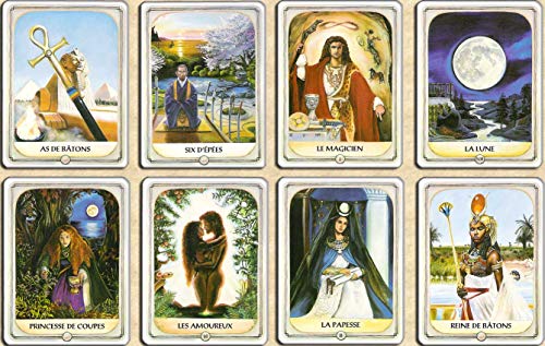 Le Tarot du Sentier Ancestral – Spiel mit 78 Karten – Reisekarten mit Erklärung der 78 Klingen (Booklet in französischer Sprache) – Tarot-Spiel zum Entdecken von TD