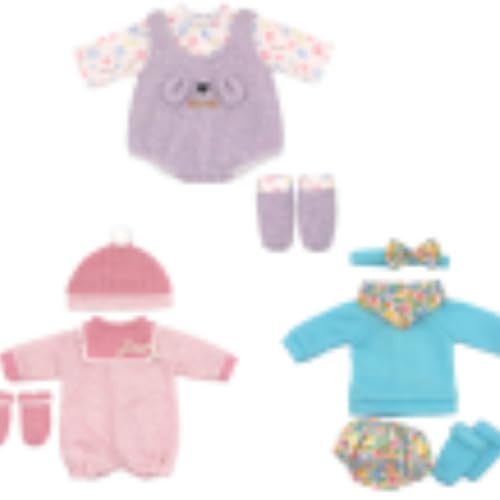 11 Stück Puppenkleidung für 14-18 Zoll Babypuppen, rosa und blau und lila 11 Stück Puppenkleidung für 14-18 Zoll Babypuppen, rosa und blau und lila von TDDS9