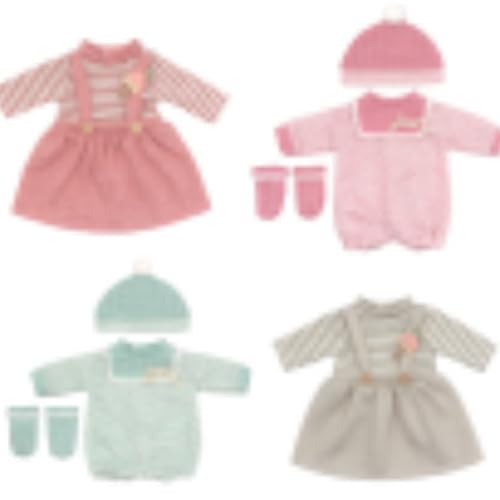 8 Stück Puppenkleidung für 14-18 Zoll Babypuppen, rosa und braun 8 Stück Puppenkleidung für 14-18 Zoll Babypuppen, rosa und braun von TDDS9