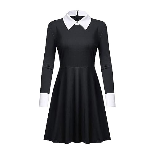 TDEOK Halloween-Kleid-Kostüm-Halloween-Mädchen-Kleid für Bühnenauftritt Mädchen Günstig (Black, 5-6 Years) von TDEOK