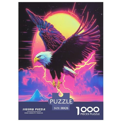Adler Puzzle 1000 Teile Schwer Puzzle Spielzeug Pädagogisches Spiel Impossible Herausforderung Spielzeug Für Erwachsene Und Kinder in Bewährter 38x26cm/1000pcs Adler Puzzle 1000 Teile Schwer Puzzle Spielzeug Pädagogisches Spiel Impossible Herausforderung Spielzeug Für Erwachsene Und Kinder in Bewährter 38x26cm/1000pcs von TDSNKAVHB