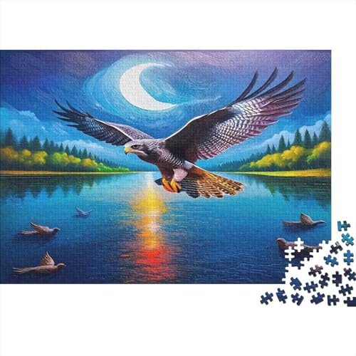 Adler1000-teiliges Puzzle Für Erwachsene Und Kinder Familienspiel MondSpaßig Und Herausfordernd Für Home Decoration Tolle Geschenkidee70x50cm/1000pcs von TDSNKAVHB