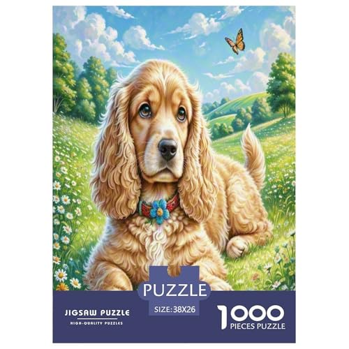 Amerikanischer Cocker Spaniel1000 Pieces Jigsaw Puzzles for Adults EduKatzeional Games Challenging for Home Decoration Great Gift Idea38x26cm/1000pcs Amerikanischer Cocker Spaniel1000 Pieces Jigsaw Puzzles for Adults EduKatzeional Games Challenging for Home Decoration Great Gift Idea38x26cm/1000pcs von TDSNKAVHB