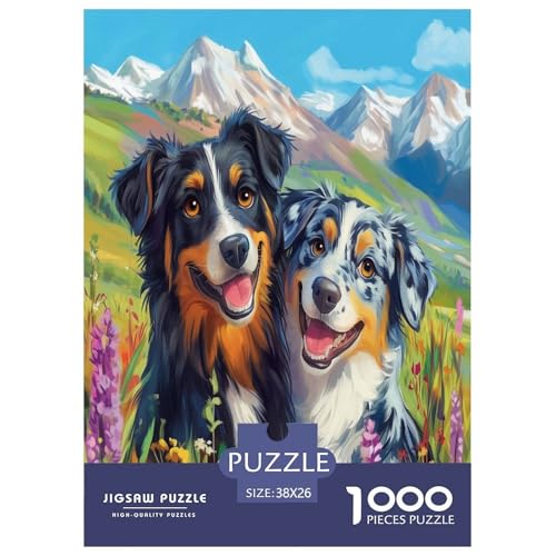 Australischer Schäfer Puzzle 1000 Teile Schwer Puzzle Spielzeug Lernspiel Impossible Herausforderung Spielzeug Für Erwachsene Und Kinder Ab 12 Jahren 38x26cm/1000pcs Australischer Schäfer Puzzle 1000 Teile Schwer Puzzle Spielzeug Lernspiel Impossible Herausforderung Spielzeug Für Erwachsene Und Kinder Ab 12 Jahren 38x26cm/1000pcs von TDSNKAVHB