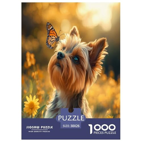 Australischer Seidenterrier Puzzle 1000 Teile Schwer Puzzle Spielzeug Lernspiel Impossible Herausforderungsspielzeug Für Erwachsene Und Kinder in Bewährter 38x26cm/1000pcs Australischer Seidenterrier Puzzle 1000 Teile Schwer Puzzle Spielzeug Lernspiel Impossible Herausforderungsspielzeug Für Erwachsene Und Kinder in Bewährter 38x26cm/1000pcs von TDSNKAVHB