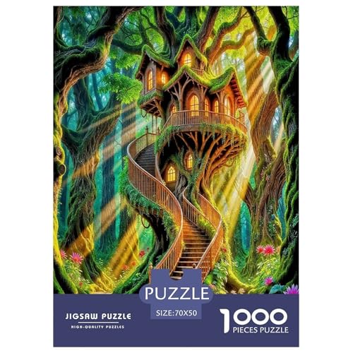 Baum des Lebens1000-teilige Puzzles Für Erwachsene Und Kinder Familienspiel FantasieHerausfordernde Home Decors Tolle Geschenkidee70x50cm/1000pcs von TDSNKAVHB