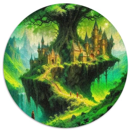 Baum des LebensPuzzles 1000 Teile Für Erwachsene Und Kinder Rund FantasieKreatives Herausforderungspuzzle-Spielzeug1000pcs (67.5x67.5cm) von TDSNKAVHB