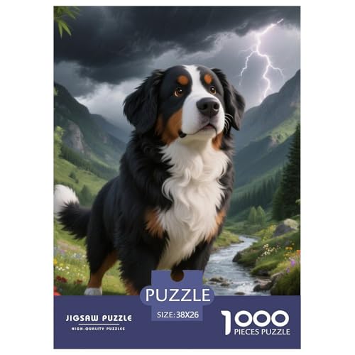 Berner Berghund1000 Piece Jigsaw Puzzles for Adults Family Game niedlich HaustierChallenging for Home Decoration Great Gift Idea38x26cm/1000pcs Berner Berghund1000 Piece Jigsaw Puzzles for Adults Family Game niedlich HaustierChallenging for Home Decoration Great Gift Idea38x26cm/1000pcs von TDSNKAVHB