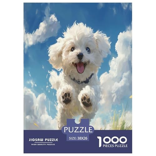 Bichon Frise1000 Piece Jigsaw Puzzles for Adults EduKatzeional Games Fun and Challenging Home Decors Great Gift Idea38x26cm/1000pcs Bichon Frise1000 Piece Jigsaw Puzzles for Adults EduKatzeional Games Fun and Challenging Home Decors Great Gift Idea38x26cm/1000pcs von TDSNKAVHB