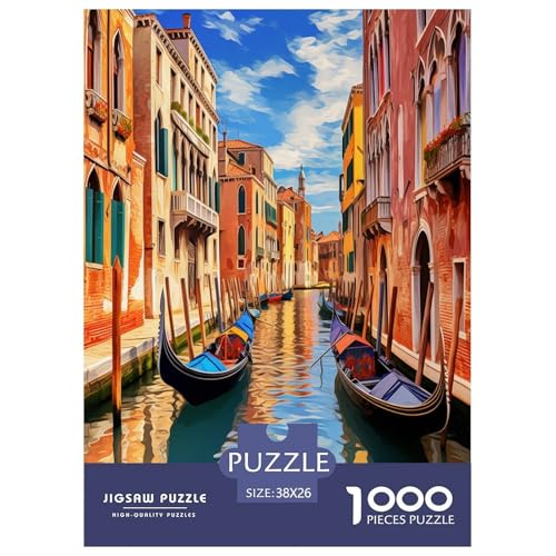 Blick auf den Kanal von Venedig1000 Pieces Jigsaw Puzzles for Adults Family Game Fun and Challenging Home Decors Great Gift Idea38x26cm/1000pcs Blick auf den Kanal von Venedig1000 Pieces Jigsaw Puzzles for Adults Family Game Fun and Challenging Home Decors Great Gift Idea38x26cm/1000pcs von TDSNKAVHB