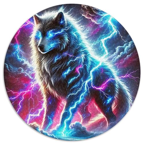 BlitzwolfPuzzles 1000 Teil Für Erwachsene Rund FantasieKreatives Herausforderndes Spielzeug-Geschenk1000pcs (67.5x67.5cm) von TDSNKAVHB
