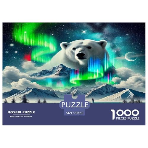 Braun Bär1000-teilige Puzzles Für Erwachsene Familienspiel AuroraHerausfordernde Home Decors Tolle Geschenkidee70x50cm/1000pcs Braun Bär1000-teilige Puzzles Für Erwachsene Familienspiel AuroraHerausfordernde Home Decors Tolle Geschenkidee70x50cm/1000pcs von TDSNKAVHB