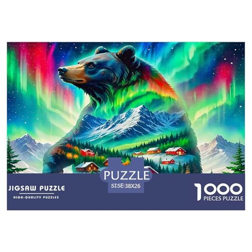 Braun Bär1000-teilige Puzzles Für Erwachsene Und Kinder Familienspiel AuroraSpaßig Und Herausfordernd Für Home Decoration Tolle Geschenkidee38x26cm/1000pcs Braun Bär1000-teilige Puzzles Für Erwachsene Und Kinder Familienspiel AuroraSpaßig Und Herausfordernd Für Home Decoration Tolle Geschenkidee38x26cm/1000pcs von TDSNKAVHB