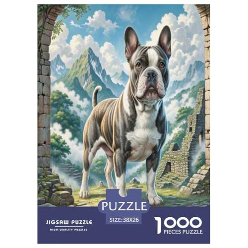 Bulldog Terrier1000 Piece Jigsaw Puzzles for Adults and Kids Family Game Fun and Challenging Home Decors Great Gift Idea38x26cm/1000pcs Bulldog Terrier1000 Piece Jigsaw Puzzles for Adults and Kids Family Game Fun and Challenging Home Decors Great Gift Idea38x26cm/1000pcs von TDSNKAVHB