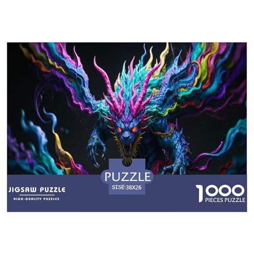Chaos-Biest1000 Piece Jigsaw Puzzles for Adults and Kids EduKatzeional Games FantasieFun and Challenging Home Decors Great Geschenk Idea38x26cm/1000pcs von TDSNKAVHB