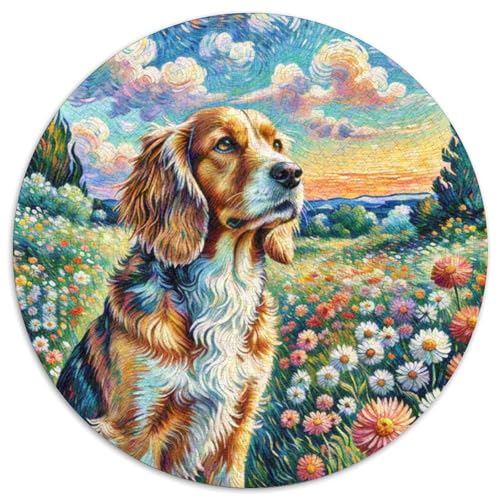 DachshundJigsaw Puzzle 1000 Piece for Adults Kids Round spektakulärCreative Challenging Toys Gift1000pcs (67.5x67.5cm) von TDSNKAVHB