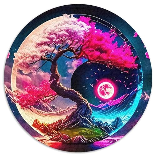 Das Tai ChiPuzzle 1000 Teile Für Erwachsene Rund KunstKreatives Herausforderndes Spielzeug-Geschenk1000pcs (67.5x67.5cm) von TDSNKAVHB