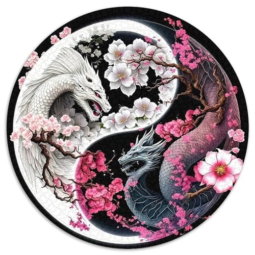 Das Tai ChiPuzzle 1000 Teile Für Erwachsene Rund KunstKreatives Herausforderndes Spielzeug-Geschenk1000pcs (67.5x67.5cm) von TDSNKAVHB