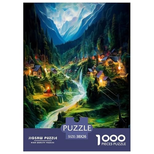 Dörfer1000 Piece Jigsaw Puzzle for Adults and Kids Family Game Fun and Challenging Home Decors Great Gift Idea38x26cm/1000pcs Dörfer1000 Piece Jigsaw Puzzle for Adults and Kids Family Game Fun and Challenging Home Decors Great Gift Idea38x26cm/1000pcs von TDSNKAVHB