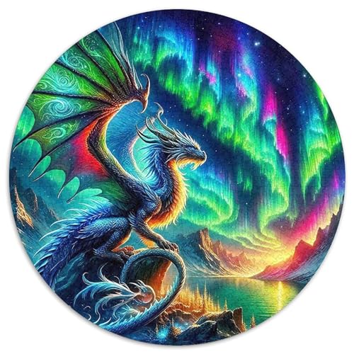 DrachenPuzzles 1000 Teile Für Erwachsene Rund FantasieKreative Herausfordernde Familiendekorationen1000pcs (67.5x67.5cm) von TDSNKAVHB