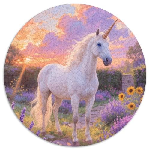 EinhornJigsaw Puzzles 1000 Piece for Adults Kids Round FantasieCreative Challenging Puzzle Toy1000pcs (67.5x67.5cm) von TDSNKAVHB
