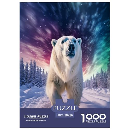 Eisbär Puzzles 1000 Teile Schwer Puzzle Spielzeug Pädagogisches Spiel Impossible Herausforderung Spielzeug Für Erwachsene Kinder 38x26cm/1000pcs Eisbär Puzzles 1000 Teile Schwer Puzzle Spielzeug Pädagogisches Spiel Impossible Herausforderung Spielzeug Für Erwachsene Kinder 38x26cm/1000pcs von TDSNKAVHB