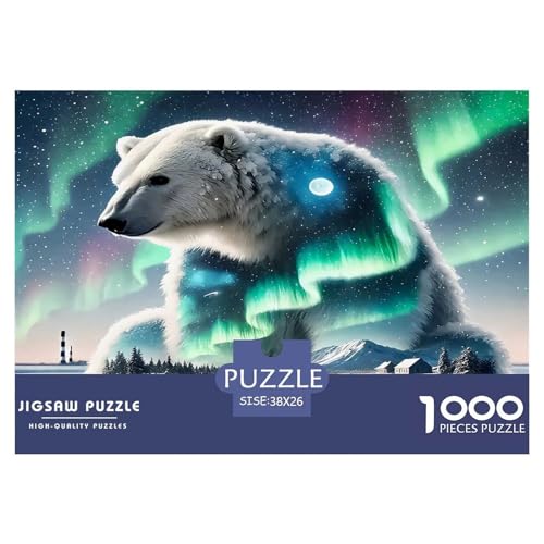 Eisbär1000-teiliges Puzzle Für Erwachsene Bildungsspiele AuroraHerausfordernde Home Decors Tolle Geschenkidee38x26cm/1000pcs Eisbär1000-teiliges Puzzle Für Erwachsene Bildungsspiele AuroraHerausfordernde Home Decors Tolle Geschenkidee38x26cm/1000pcs von TDSNKAVHB
