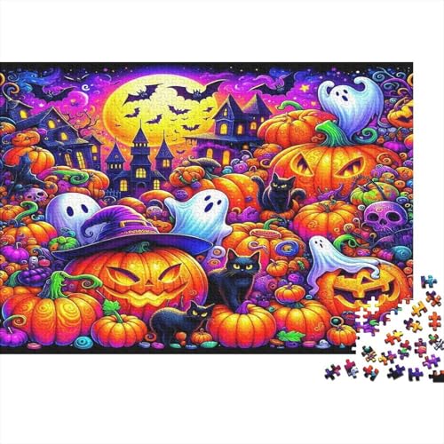 Fledermaus1000-teiliges Puzzle Für Erwachsene Und Kinder Bildungsspiele HalloweenHerausfordernde Home Decors Tolle Geschenkidee38x26cm/1000pcs von TDSNKAVHB