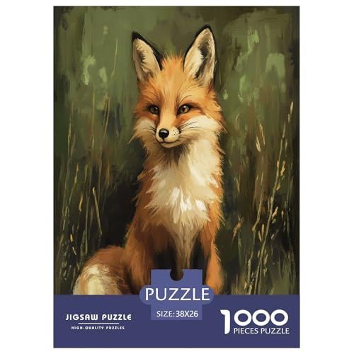 Fox Puzzle 1000-teilige Schwer Puzzle Spielzeug Lernspiel Impossible Herausforderungsspielzeug Für Erwachsene Kinder 38x26cm/1000pcs Fox Puzzle 1000-teilige Schwer Puzzle Spielzeug Lernspiel Impossible Herausforderungsspielzeug Für Erwachsene Kinder 38x26cm/1000pcs von TDSNKAVHB