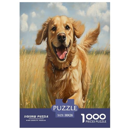 Goldener Retriever Puzzle 1000-teilige Schwer Puzzle Spielzeug Lernspiel Impossible Herausforderungsspielzeug Für Erwachsene Und Kinder Ab 12 Jahren 38x26cm/1000pcs Goldener Retriever Puzzle 1000-teilige Schwer Puzzle Spielzeug Lernspiel Impossible Herausforderungsspielzeug Für Erwachsene Und Kinder Ab 12 Jahren 38x26cm/1000pcs von TDSNKAVHB