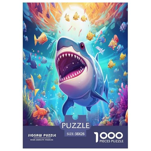 Hai1000 Pieces Jigsaw Puzzles for Adults EduKatzeional Games UnterwasserweltFun and Challenging for Home Decoration Great Gift Idea38x26cm/1000pcs Hai1000 Pieces Jigsaw Puzzles for Adults EduKatzeional Games UnterwasserweltFun and Challenging for Home Decoration Great Gift Idea38x26cm/1000pcs von TDSNKAVHB
