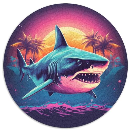 HaiJigsaw Puzzle 1000 Pieces for Adults Kids Round KunstCreative Challenge Puzzle Toy1000pcs (67.5x67.5cm) von TDSNKAVHB