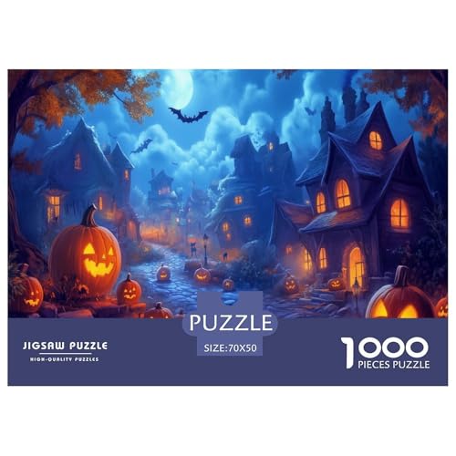 Halloween Dorf1000 Piece Jigsaw Puzzles for Adults EduKatzeional Games FantasieFun and Challenging Home Decors Great Geschenk Idea70x50cm/1000pcs Halloween Dorf1000 Piece Jigsaw Puzzles for Adults EduKatzeional Games FantasieFun and Challenging Home Decors Great Geschenk Idea70x50cm/1000pcs von TDSNKAVHB