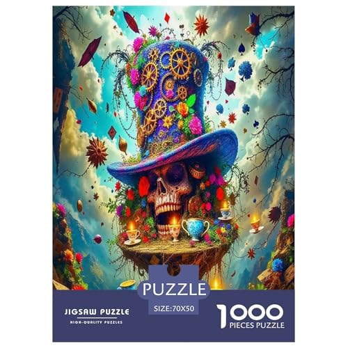 Halloween1000-teilige Puzzles Für Erwachsene Und Kinder Bildungsspiele SchädelHerausfordernd Für Home Decoration Tolle Geschenkidee70x50cm/1000pcs Halloween1000-teilige Puzzles Für Erwachsene Und Kinder Bildungsspiele SchädelHerausfordernd Für Home Decoration Tolle Geschenkidee70x50cm/1000pcs von TDSNKAVHB