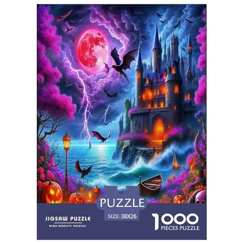 Halloween1000-teilige Puzzles Für Erwachsene Und Kinder Familienspiel SchlossSpaßig Und Herausfordernde Home Decors Tolle Geschenkidee38x26cm/1000pcs Halloween1000-teilige Puzzles Für Erwachsene Und Kinder Familienspiel SchlossSpaßig Und Herausfordernde Home Decors Tolle Geschenkidee38x26cm/1000pcs von TDSNKAVHB