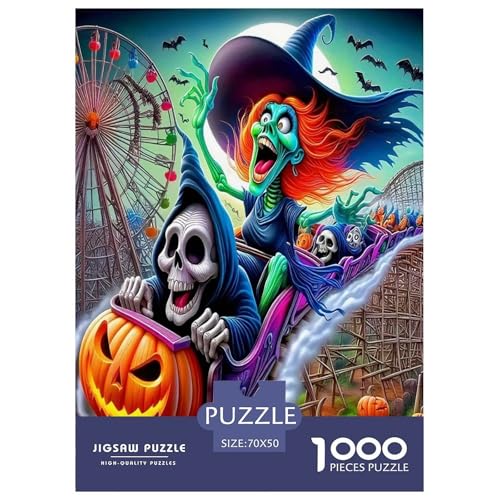 Halloween1000-teiliges Puzzle Für Erwachsene Familienspiel Jack-o'-LaterneSpaßig Und Herausfordernd Für Home Decoration Tolle Geschenkidee70x50cm/1000pcs Halloween1000-teiliges Puzzle Für Erwachsene Familienspiel Jack-o'-LaterneSpaßig Und Herausfordernd Für Home Decoration Tolle Geschenkidee70x50cm/1000pcs von TDSNKAVHB